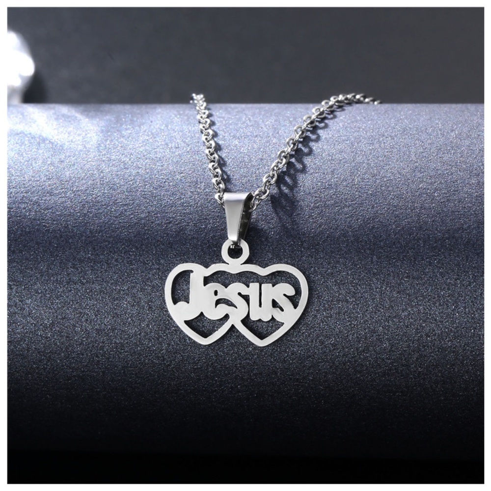 Religious Stainless Steel Necklace - New without tag